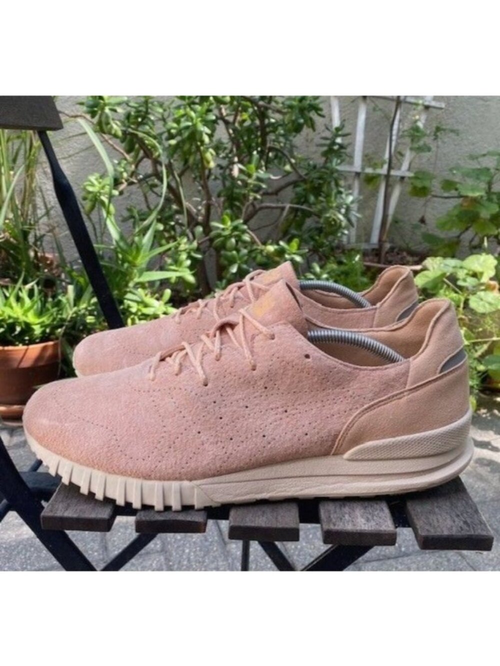 Onitsuka Tiger Samsara Lo Sneakers Men's Size 12 Apricot Pink Suede Shoes D714L